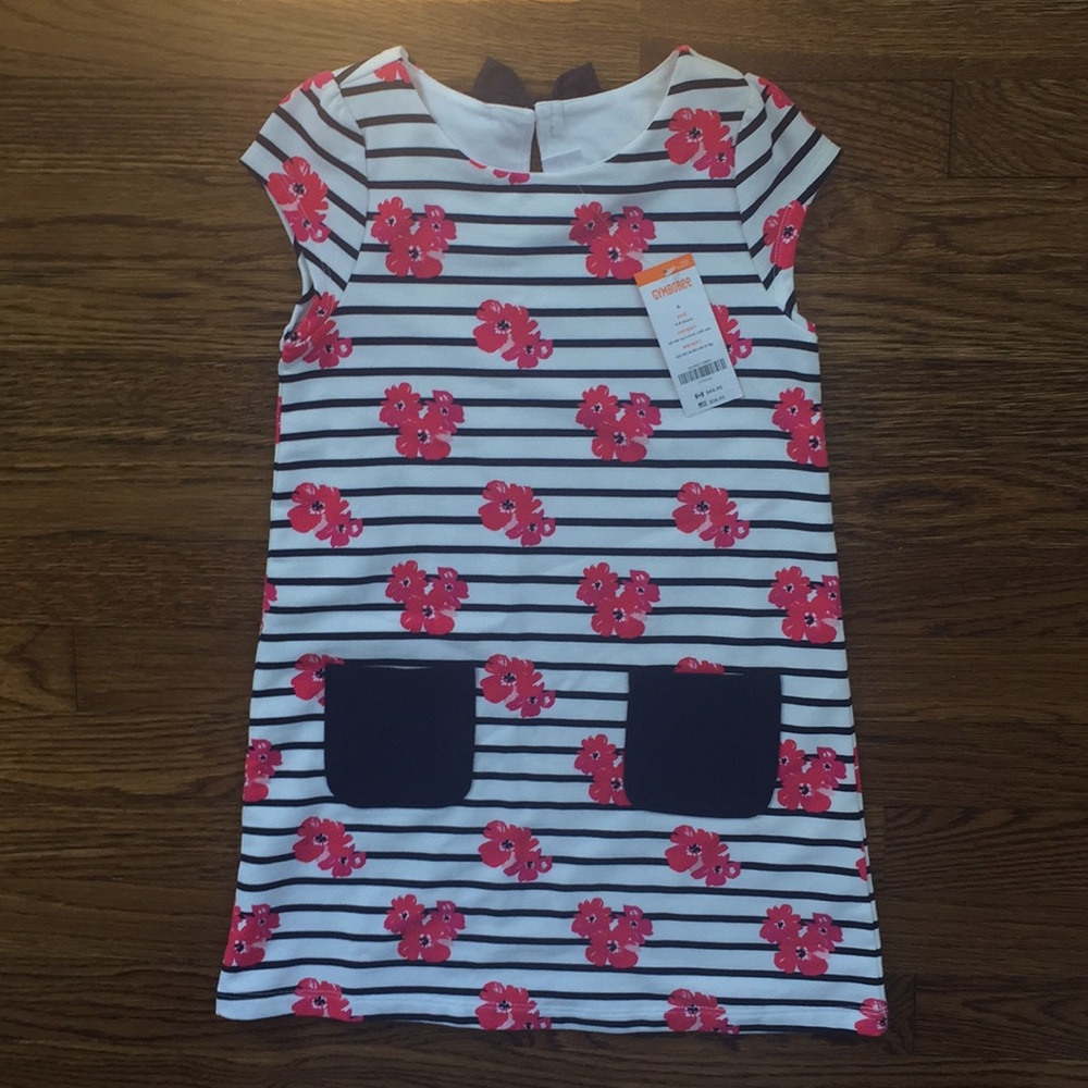 Gymboree floral and stripes dress.  Size 6.